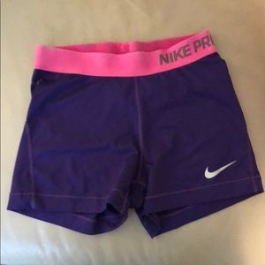 Nike pro shorts